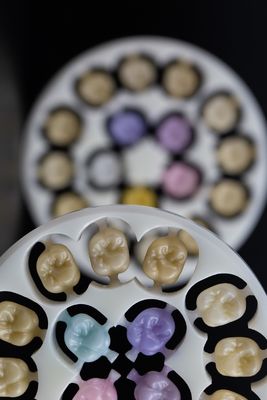 Esthétique dentaire d'étoiles de la couronne 5 de laboratoire de zircone dentaire de porcelaine